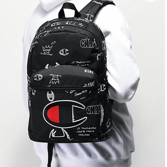 white champion backpack